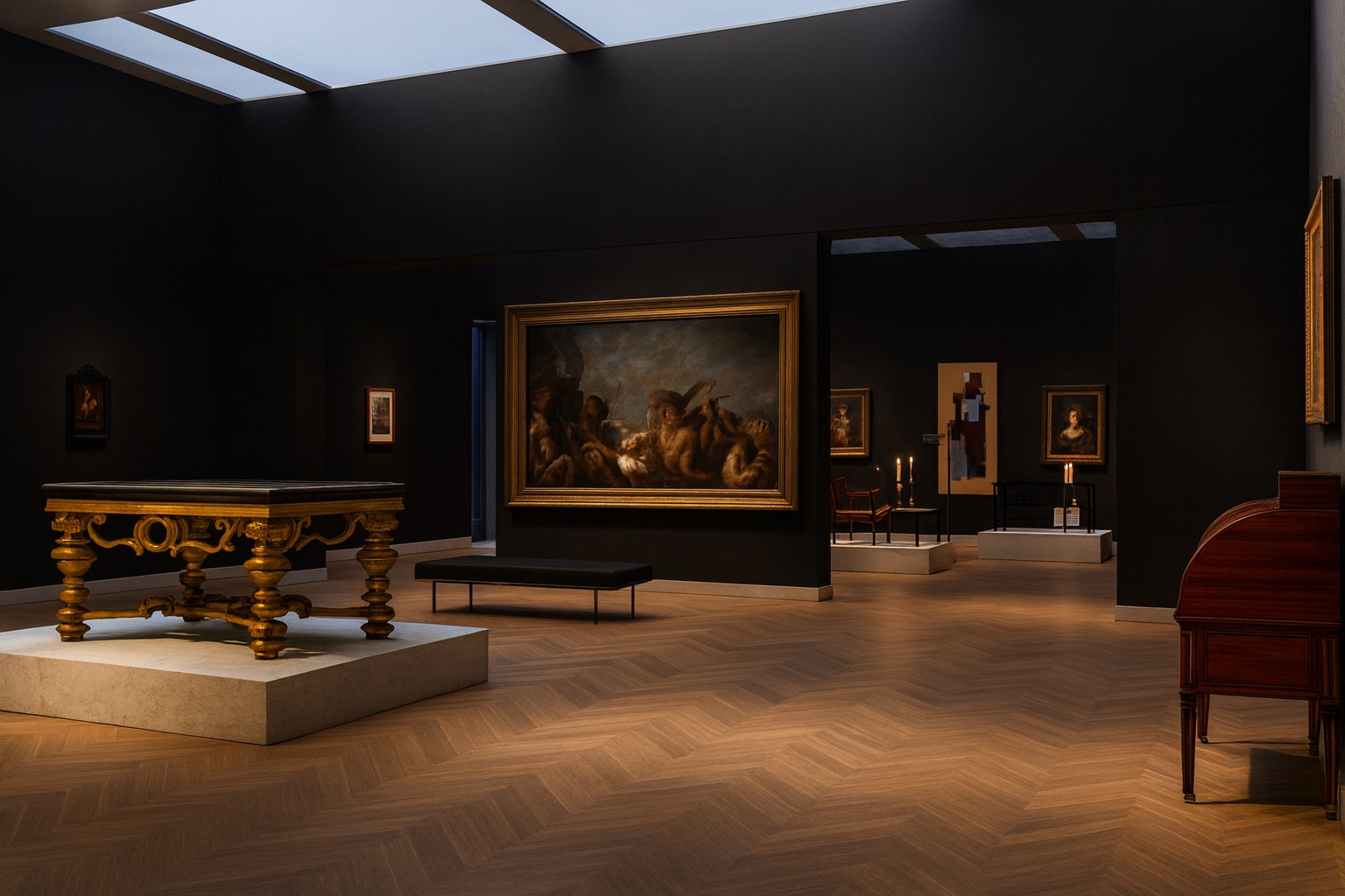 The Plumstead Hoard — exhibition concept, establishing gallery view